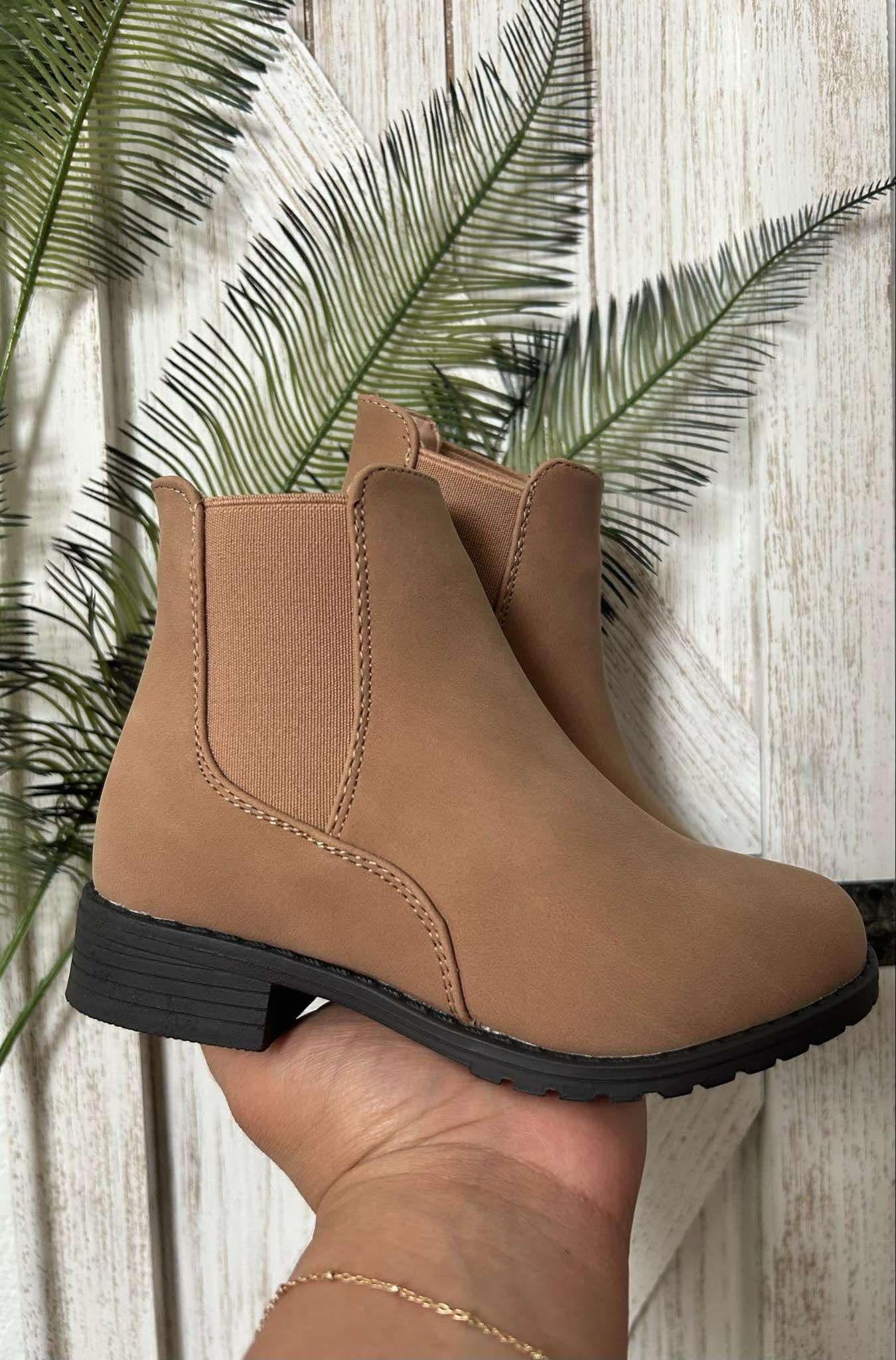 Abbie Chelsea boots - Taupe