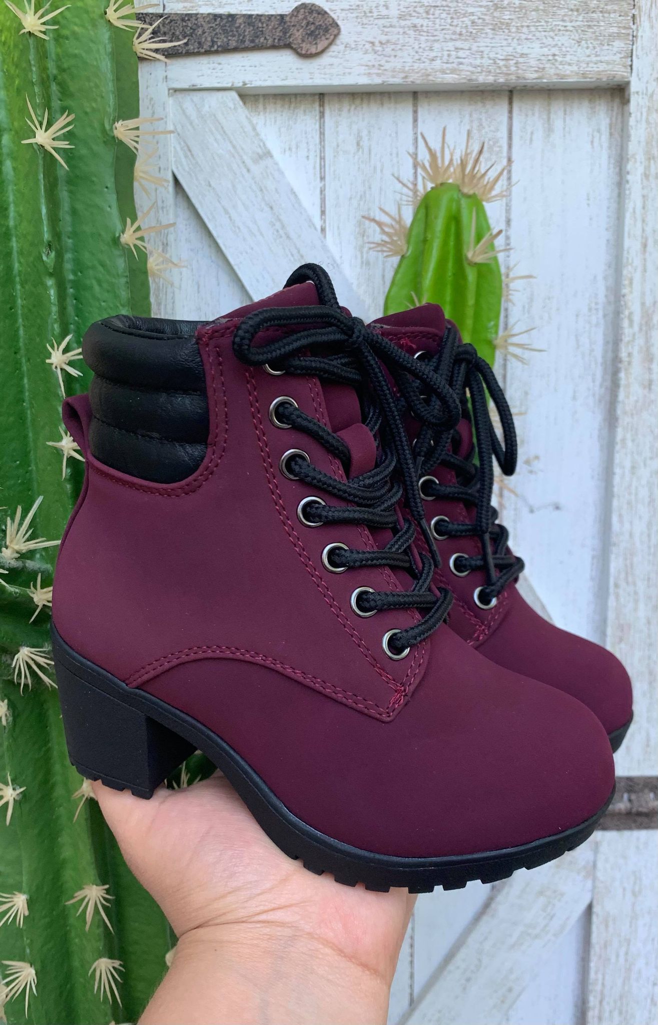 Jess boots - Maroon