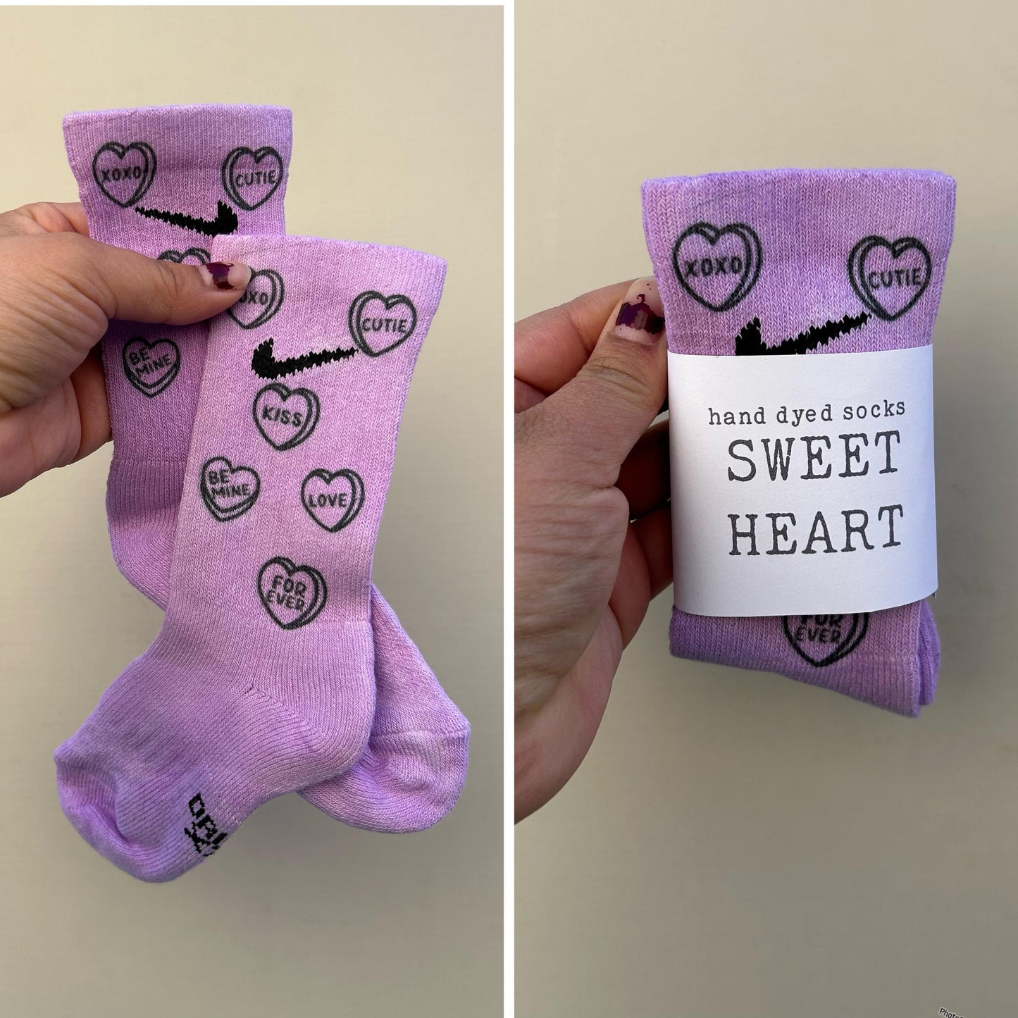 Sweetheart - Grape Socks